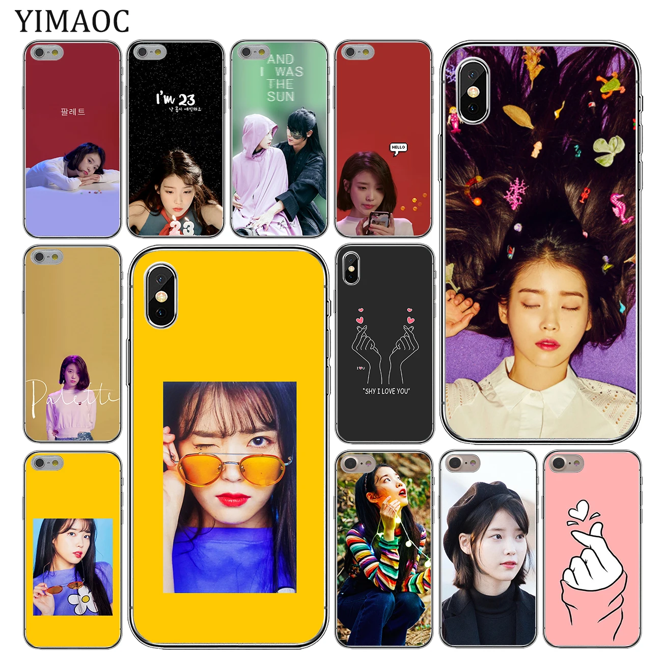 YIMAOC kpop singer IU Мягкий силиконовый чехол для Apple iPhone 11 Pro X XR XS Max 6 6S 7 8 Plus 5 5S SE 10 TPU чехлы