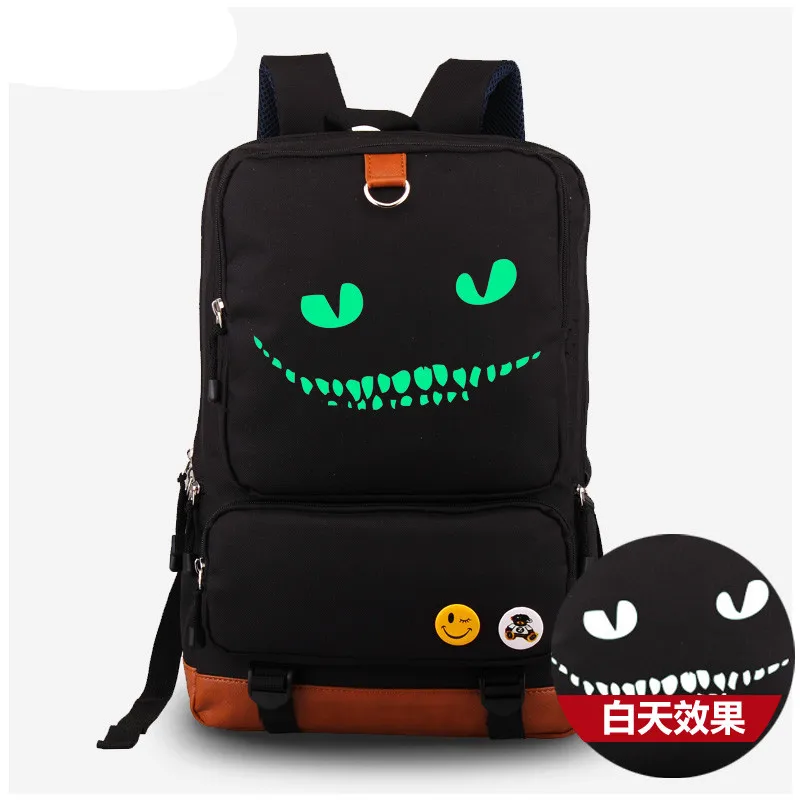 Cartoon Alice Cat Luminous Backpack Bag Shoulder Glow In Dark Travel School Students Book Laptop Bag Girl Boy Gift
Cartoon Alice Cat Luminous Backpack Bag Shoulder Glow In Dark Travel School Students Book Laptop Bag Girl Boy Gift