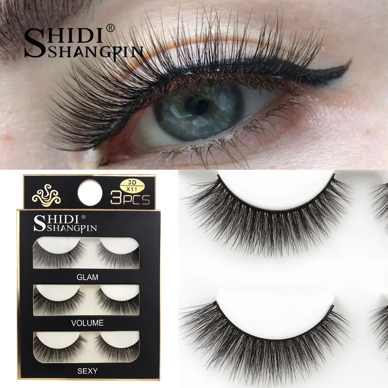 False Eyelashes Lash 3 pairs Mink Lashes Natural Fake Eye Lashes Make up Handmade 3D Volume Eyelash Extension Fast Ship
False Eyelashes Lash 3 pairs Mink Lashes Natural Fake Eye Lashes Make up Handmade 3D Volume Eyelash Extension Fast Ship