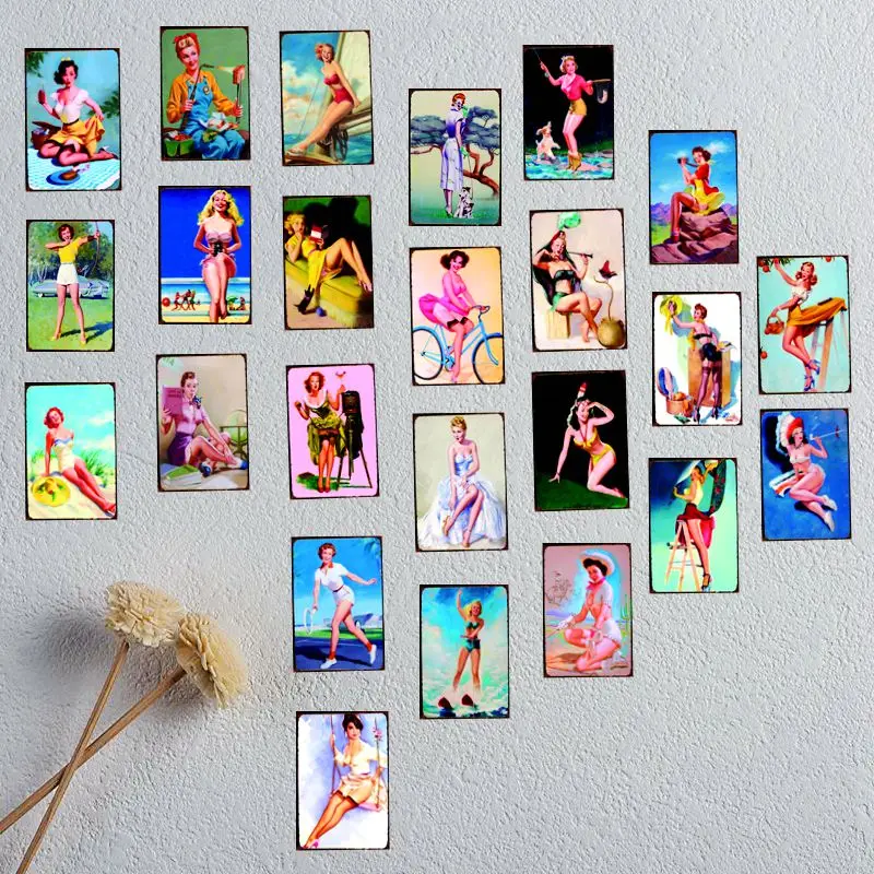 Жестяные ретро-знаки Pin UP Girl, металлический винтажный Декор для дома, ресторана, квартиры, настенный стикер, 30x20 см
Жестяные ретро-знаки Pin UP Girl, металлический винтажный Декор для дома, ресторана, квартиры, настенный стикер, 30x20 см