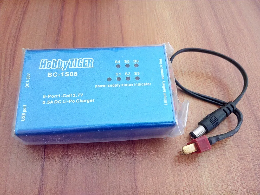BC-1S06 1S/3.7V 6 Port Li-Po Battery Balance Charger For Walkera Hubsan Wltoys RC Helicopter
BC-1S06 1S/3.7V 6 Port Li-Po Battery Balance Charger For Walkera Hubsan Wltoys RC Helicopter
