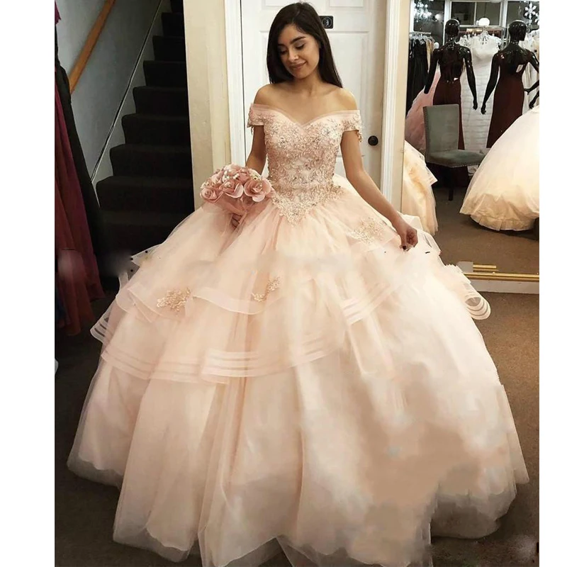 Бальные платья с бусинами, платья для Quinceanera, платья с открытыми плечами и оборками в несколько рядов, искусственное Бисероплетение, платья ...
Бальные платья с бусинами, платья для Quinceanera, платья с открытыми плечами и оборками в несколько рядов, искусственное Бисероплетение, платья ...