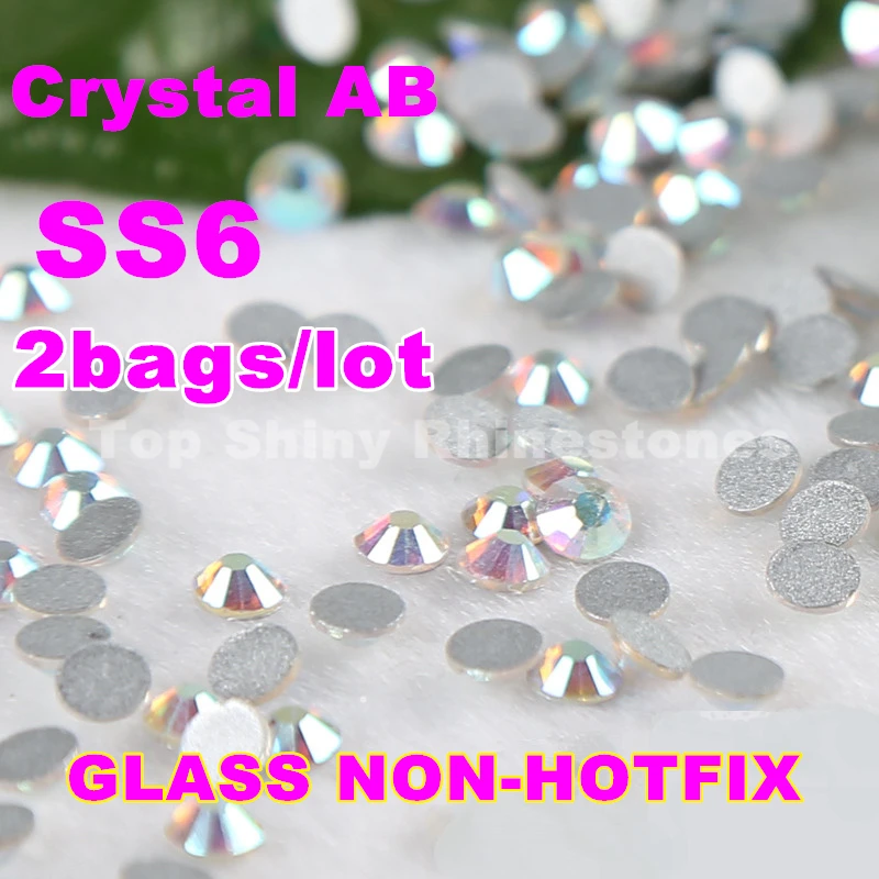 2bags/lot nail art crystal AB SS6(1.9-2.0MM) non hotfix flatback rhinestone,glass Glitter DIY nail decoration crystal stones
2bags/lot nail art crystal AB SS6(1.9-2.0MM) non hotfix flatback rhinestone,glass Glitter DIY nail decoration crystal stones