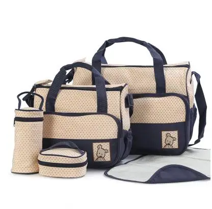 6 Colors 5PCS/Kit 2014 New Fashion High Quality Tote Baby Products Maternity Shoulder Durable Diaper Bags Nappy Mummy Bags
6 Colors 5PCS/Kit 2014 New Fashion High Quality Tote Baby Products Maternity Shoulder Durable Diaper Bags Nappy Mummy Bags
