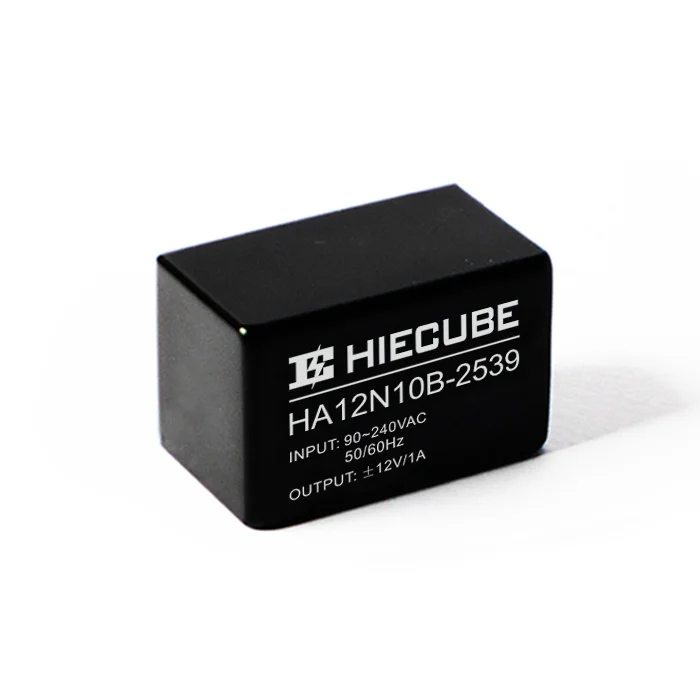 Positive and negative 12V 1A power module 220V turn dual 12V ACDC direct switching power supply isolation HA12N10B
Positive and negative 12V 1A power module 220V turn dual 12V ACDC direct switching power supply isolation HA12N10B