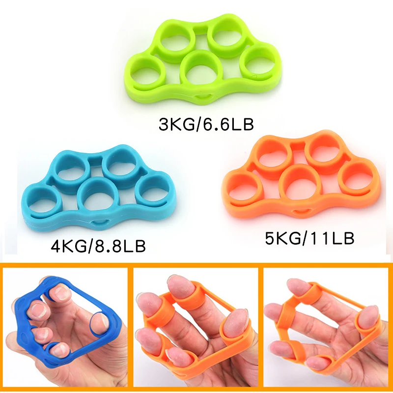 Silicone Finger Gripper Hand Grip Strength Trainer Resistance Bands Fitness Wrist Yoga Finger Expander Exercise Training Toys
Silicone Finger Gripper Hand Grip Strength Trainer Resistance Bands Fitness Wrist Yoga Finger Expander Exercise Training Toys