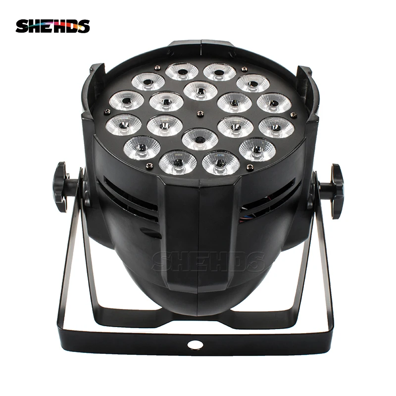 2 шт. алюминиевый сплав LED Par 18x18 Вт RGBWA + UV 6in1 Can Spotlight Dj Disco Projector Wash Lighting Stage Lighting|stage