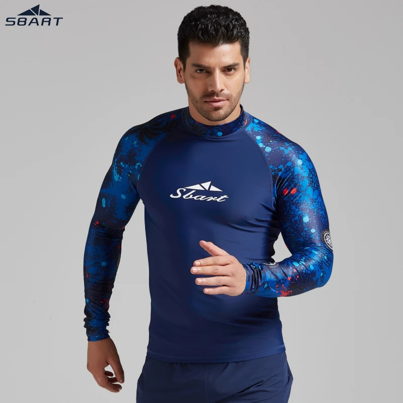 SBART Men Swimsuit Long sleeved Rashguard Surf Swimwear Super Elastic Quick drying Rash Guard Sunscreen Beach Diving UV T-Shirt
SBART Men Swimsuit Long sleeved Rashguard Surf Swimwear Super Elastic Quick drying Rash Guard Sunscreen Beach Diving UV T-Shirt
