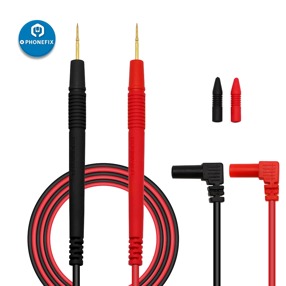 10A 1000V Probe Test Leads Pin for Digital Multimeter Needle Tip Multi Meter Tester Leads Probe Wire Pen Cable
10A 1000V Probe Test Leads Pin for Digital Multimeter Needle Tip Multi Meter Tester Leads Probe Wire Pen Cable