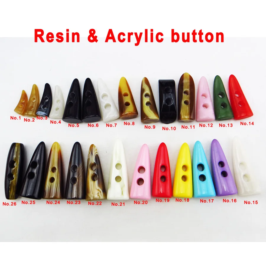 6PCS 22MM~53MM Resin Coffee Horn Button Toggles Clothes Sewing Acrylic Garment Buttons Decoration Accessory WHB-000
6PCS 22MM~53MM Resin Coffee Horn Button Toggles Clothes Sewing Acrylic Garment Buttons Decoration Accessory WHB-000