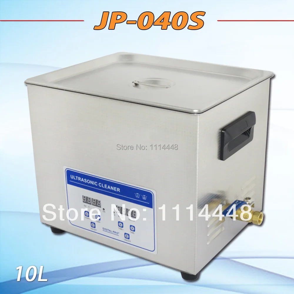 New Ultrasonic cleaning machine JP-040S hardware parts 10L Ultrasonic Cleaner Equipment
New Ultrasonic cleaning machine JP-040S hardware parts 10L Ultrasonic Cleaner Equipment