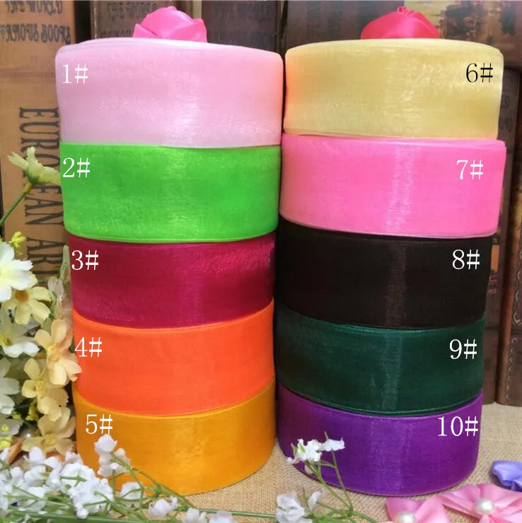 (50 yards/lot) 38mm organza ribbons wholesale gift wrapping decoration Christmas ribbons
(50 yards/lot) 38mm organza ribbons wholesale gift wrapping decoration Christmas ribbons