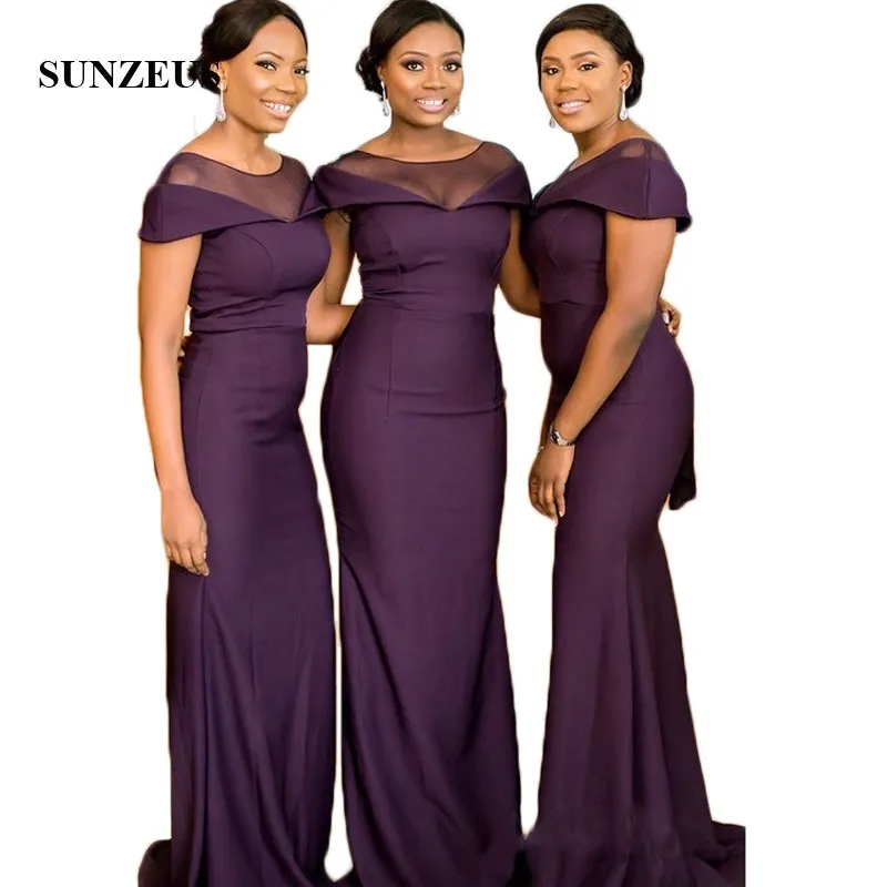 Grape Purple Long Formal Dresses for Wedding Party Illusion Scoop Elegant Bridesmaid Dresses feestjurken SBD79
Grape Purple Long Formal Dresses for Wedding Party Illusion Scoop Elegant Bridesmaid Dresses feestjurken SBD79