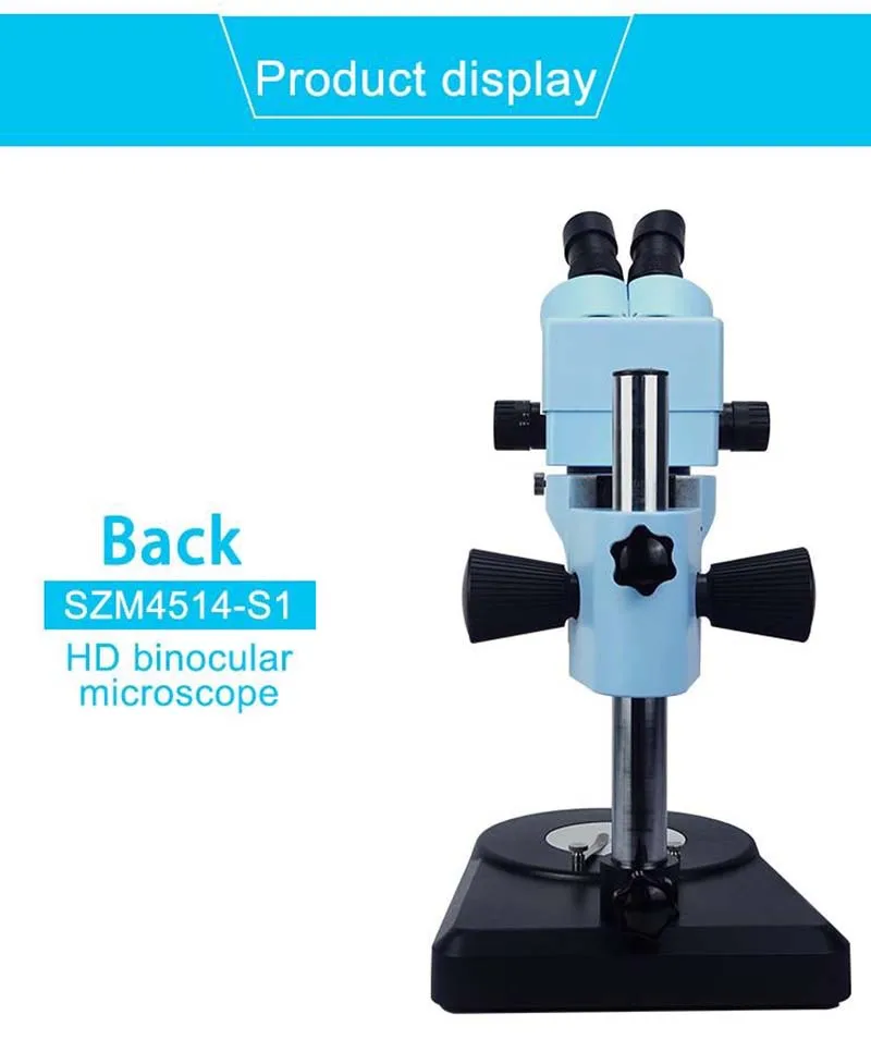Jyrkior HD Binocular Stereo Microscope Zoom 7X-45X Microscope Mobile Phone Repair PCB Inspection Soldering Industrial Microscope
Jyrkior HD Binocular Stereo Microscope Zoom 7X-45X Microscope Mobile Phone Repair PCB Inspection Soldering Industrial Microscope