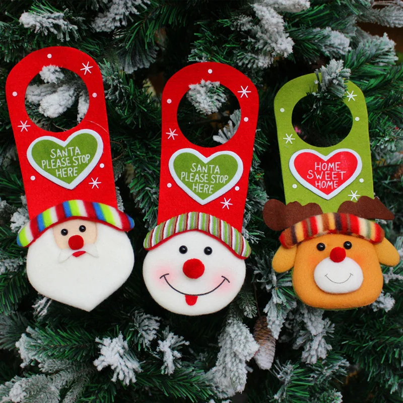 3Pcs Christmas New Year Xmas Decoration Door Ornament Adorable Hanging Ornament Santa Claus Reindeer Snowman Holiday Decoration
3Pcs Christmas New Year Xmas Decoration Door Ornament Adorable Hanging Ornament Santa Claus Reindeer Snowman Holiday Decoration