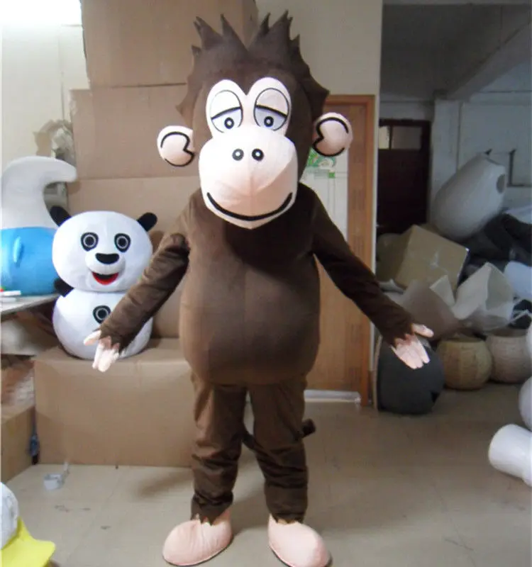 New Adult Best Sale Foam Cute Brown Gorilla Mascot Costume Christmas Fancy Dress Halloween Mascot Costume
New Adult Best Sale Foam Cute Brown Gorilla Mascot Costume Christmas Fancy Dress Halloween Mascot Costume