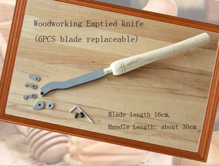 High speed steel woodworking Emptied knife(6PCS blade head replaceable),tools for carving wood
High speed steel woodworking Emptied knife(6PCS blade head replaceable),tools for carving wood