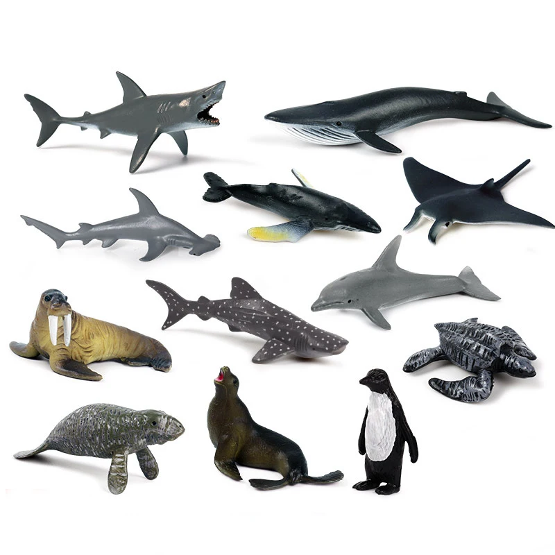 12Pcs/set Mini Lifelike Sea Life Marine Animals Whale Shark Model Action Figure PVC Animal Educational Learning Toys For Childre
12Pcs/set Mini Lifelike Sea Life Marine Animals Whale Shark Model Action Figure PVC Animal Educational Learning Toys For Childre