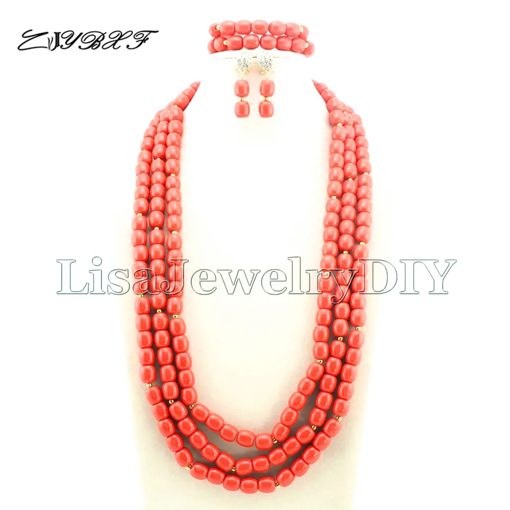 New Design African Jewelry Set Nigerian Wedding Coral Beads Necklace Set Gift Jewelry Set Free Shipping L1093
New Design African Jewelry Set Nigerian Wedding Coral Beads Necklace Set Gift Jewelry Set Free Shipping L1093