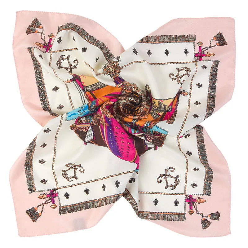 60cm*60cm 2021 Luxury Brand Warships Print Women Twill Silk Scarf Small Square Scarves New Fashion Hijab Headband
60cm*60cm 2021 Luxury Brand Warships Print Women Twill Silk Scarf Small Square Scarves New Fashion Hijab Headband