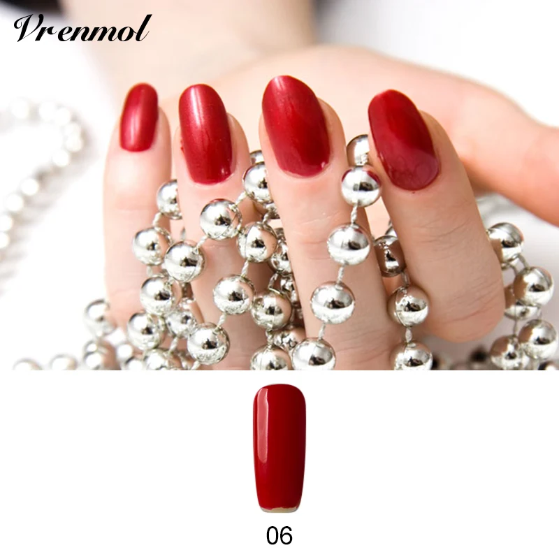 Vrenmol 29 Color Nail Art Uv Led Gel Polish Vernis Semi Permanent Top Base Coat Shining Colors Lak Varnish | Красота и здоровье