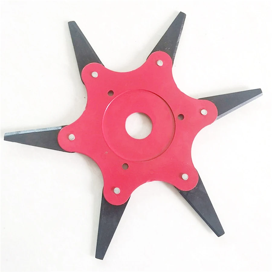 6 Blades Razors Lawn Mower Grass Eater Trimmer Head Brush Cutter Tool for garden or agricultural use
6 Blades Razors Lawn Mower Grass Eater Trimmer Head Brush Cutter Tool for garden or agricultural use