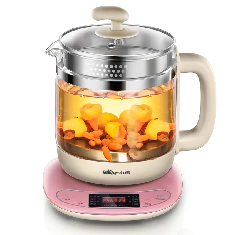 Bear Health Preserving Pot Full Automatic Thick Glass Multifunctional Electric Kettle Tea Pot YSH-B18W2
Bear Health Preserving Pot Full Automatic Thick Glass Multifunctional Electric Kettle Tea Pot YSH-B18W2