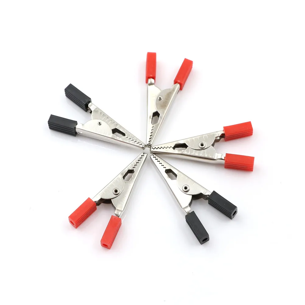5pcs Diy Test Leads Wire Jumper Plastic Handle Test Probe Metal Alligator Clips Electrical Random Color 52mm
5pcs Diy Test Leads Wire Jumper Plastic Handle Test Probe Metal Alligator Clips Electrical Random Color 52mm