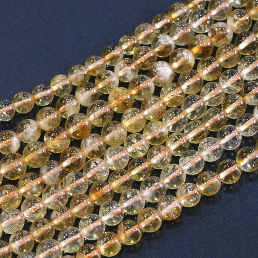 Wholesale 6mm 8mm 10mm Round Natural Stone Beads Yellow Crystal Loose Beads For Jewels Making Diy Necklace Bracelet 15inch B3293
Wholesale 6mm 8mm 10mm Round Natural Stone Beads Yellow Crystal Loose Beads For Jewels Making Diy Necklace Bracelet 15inch B3293