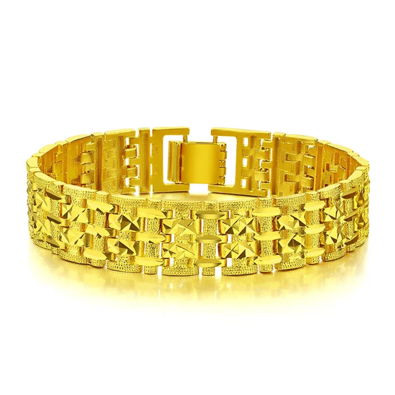 Men's classic fashion Gold Color bracelet Hip hop rock 15MM 8 inches Link Bracelet Woman wedding Gold jewelry gift wholesale
Men's classic fashion Gold Color bracelet Hip hop rock 15MM 8 inches Link Bracelet Woman wedding Gold jewelry gift wholesale