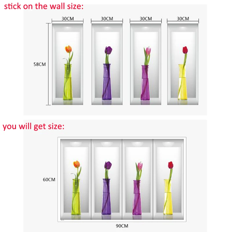 Removable 3d effect flower wall stickers for living room adhesive vase wall pictures home decor
Removable 3d effect flower wall stickers for living room adhesive vase wall pictures home decor