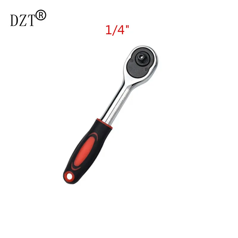 DZT 1/4 "3/8" 1/2 "1 шт высоким крутящим моментом ключ для сокета 24 зубы CR-V quick Release