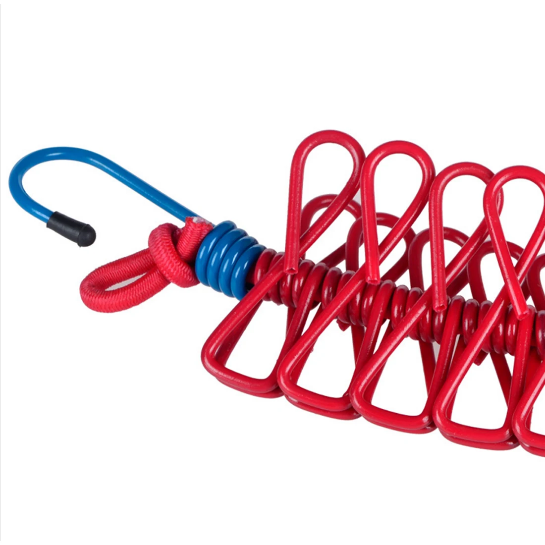 Portable Travel Stretchy Clothesline Outdoor Camping Windproof Clothes Line With 12 Clamp Clips Hooks Outdoor Tool Color Random
Portable Travel Stretchy Clothesline Outdoor Camping Windproof Clothes Line With 12 Clamp Clips Hooks Outdoor Tool Color Random