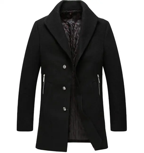 M-3XL HOT / Spring Men's New Fashion Long section business lapel casual wool coat
M-3XL HOT / Spring Men's New Fashion Long section business lapel casual wool coat
