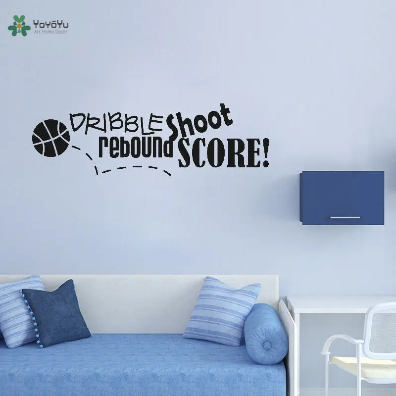 Basketball Dribble Shoot Wall Decal Removable Art Vinyl Wall Sport Wallpaper Art Sticker Quote Boys Kids Room Home Decor ZW181
Basketball Dribble Shoot Wall Decal Removable Art Vinyl Wall Sport Wallpaper Art Sticker Quote Boys Kids Room Home Decor ZW181