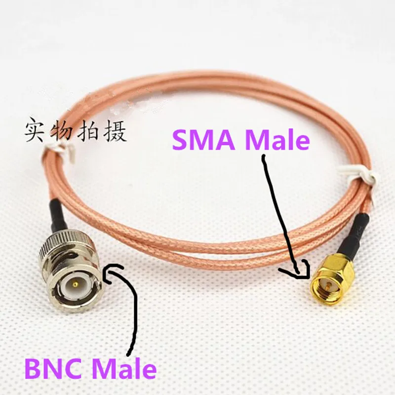 RF SMA Type Connector BNC Male to SMA Male Cable,RG316 500mm length Coaxial connector wireless router Antenna 3pcs/lot
RF SMA Type Connector BNC Male to SMA Male Cable,RG316 500mm length Coaxial connector wireless router Antenna 3pcs/lot