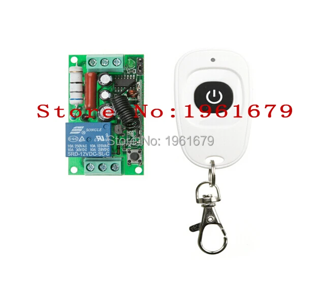 AC 220V 1 CH RF Wireless Remote Control 1 Receiver + 1 Transmitter Auto door/ window/lifting equipment control
AC 220V 1 CH RF Wireless Remote Control 1 Receiver + 1 Transmitter Auto door/ window/lifting equipment control