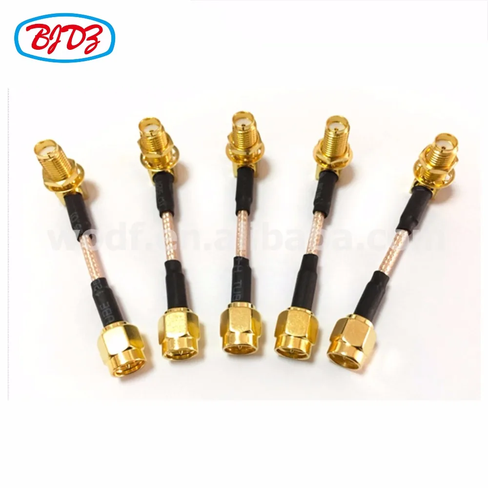 Free Shipping 5 piece SMA female bulkhead R/A to SMA male pigtail RG174 convert cable assembly length 10cm
Free Shipping 5 piece SMA female bulkhead R/A to SMA male pigtail RG174 convert cable assembly length 10cm