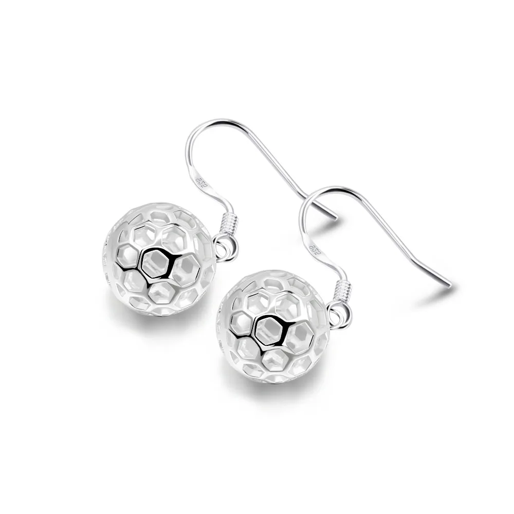925 Sterling Silver New Fashion Ball Round Jewelry High Quality Carved Flower Hollow Hot Selling Earrings Fine Women
925 Sterling Silver New Fashion Ball Round Jewelry High Quality Carved Flower Hollow Hot Selling Earrings Fine Women