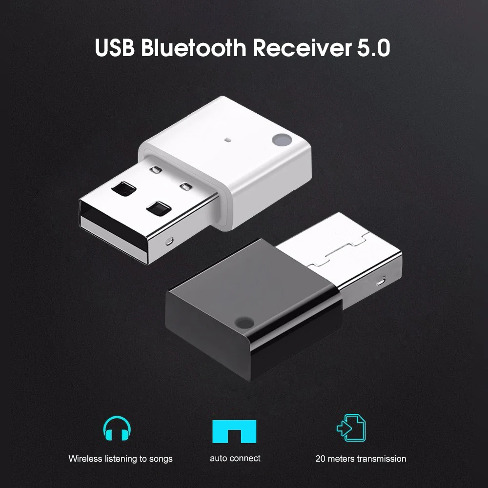 KEBIDU Mini USB Bluetooth 5.0 Wireless Adapter Receiver For Car Radio Subwoofer Amplifier Multimedia Audio | Электроника