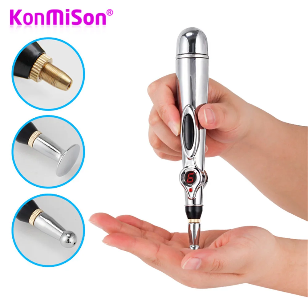 Electronic Acupuncture Pen 9 Grades Electric Meridians Laser Therapy Heal Massage Pen Meridian Energy Pen Relief Pain Tools
Electronic Acupuncture Pen 9 Grades Electric Meridians Laser Therapy Heal Massage Pen Meridian Energy Pen Relief Pain Tools