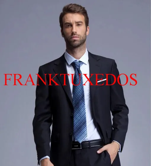 Новое поступление, Классические Черные смокинги для жениха на заказ, платье с лацканами, мужской свадебный костюм (пиджак + брюки + галстук) 
Новое поступление, Классические Черные смокинги для жениха на заказ, платье с лацканами, мужской свадебный костюм (пиджак + брюки + галстук)