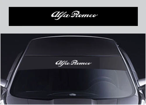 Alfa Romeo car sunshade sticker car windshield stripe sticker for Alfa 147 156 166 147 156
Alfa Romeo car sunshade sticker car windshield stripe sticker for Alfa 147 156 166 147 156