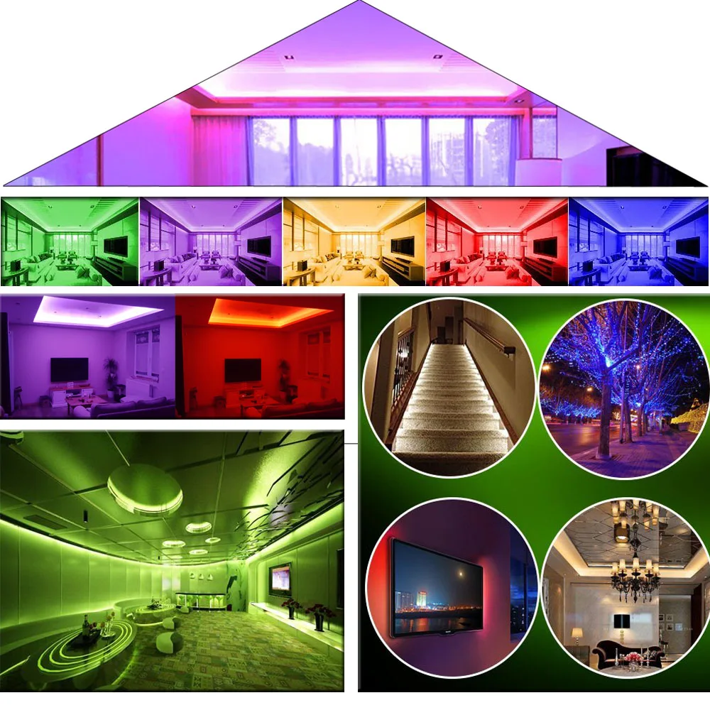 5m LED Strip 5050 RGBW DC 12V Flexible LED Light RGB + White / RGB + Warm White 60 LED/m and WiFi 24Key Controller 4A adapter
5m LED Strip 5050 RGBW DC 12V Flexible LED Light RGB + White / RGB + Warm White 60 LED/m and WiFi 24Key Controller 4A adapter