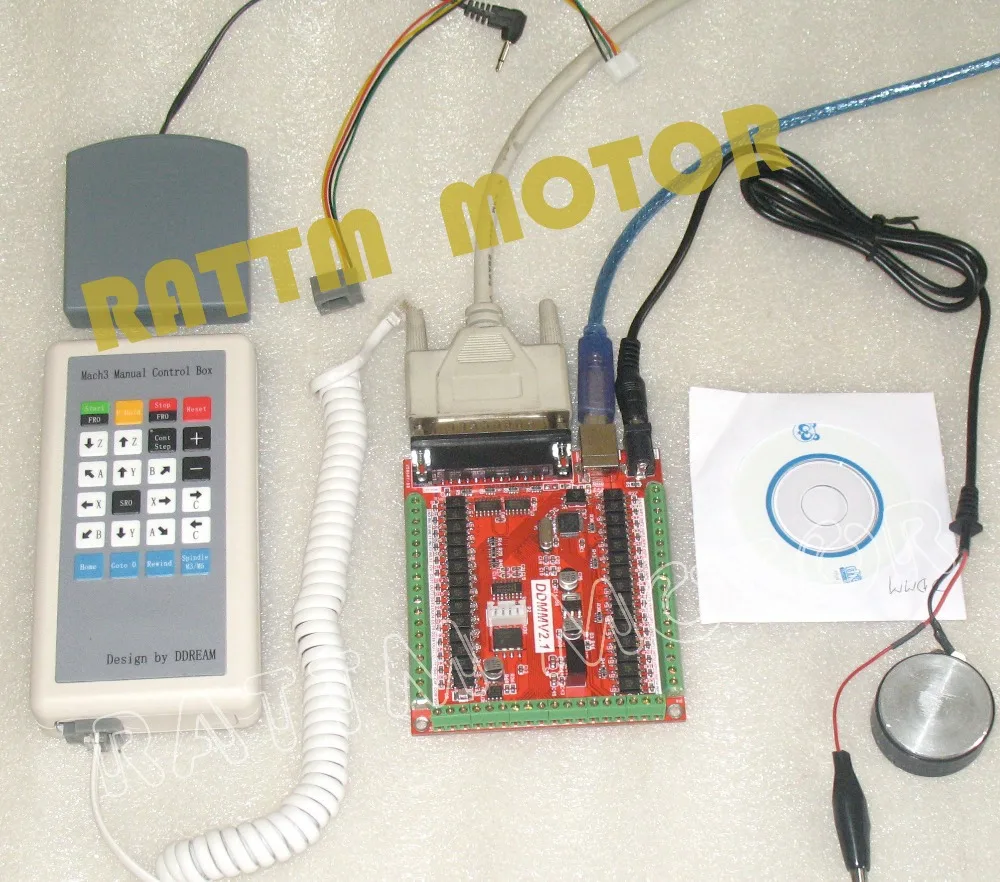 6 осей Mach3 USB интерфейс CNC Breakout Board kit IO расширение для ЧПУ гравировальный станок и
