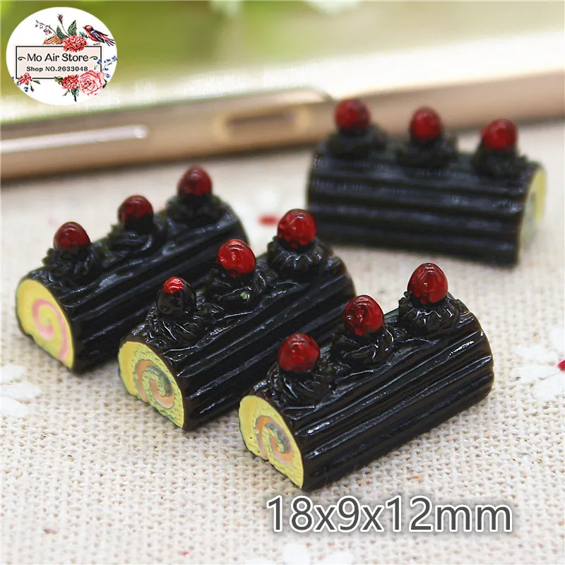 10PCS strawberry chocolate cake Resin Flat back Cabochon Miniature food Art Supply Decoration Charm
10PCS strawberry chocolate cake Resin Flat back Cabochon Miniature food Art Supply Decoration Charm
