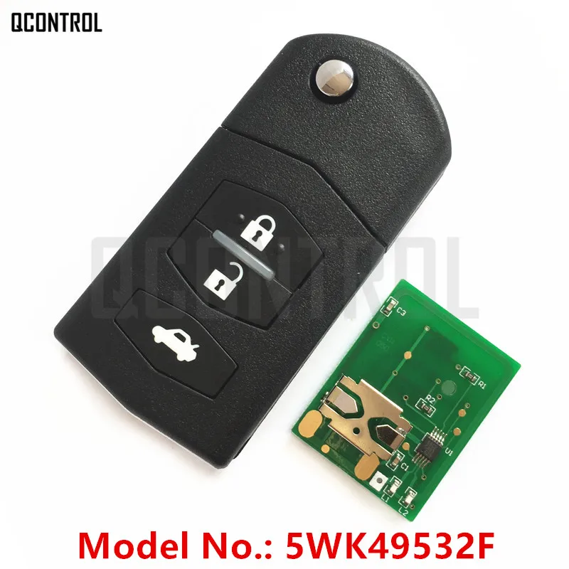 Пульт дистанционного управления QCONTROL для Mazda 5WK49532F 433 МГц M2 Demio M3 Axela M5 Premacy M6 Atenza