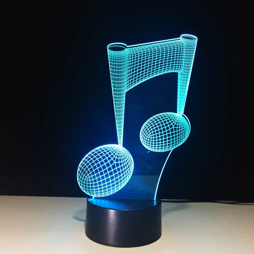 7 Color Changing LED USB 3D Music Notes Modelling Night Light Home Decoration Bedside Sleep Baby Desk Lamp For Music Lovers Gift
7 Color Changing LED USB 3D Music Notes Modelling Night Light Home Decoration Bedside Sleep Baby Desk Lamp For Music Lovers Gift