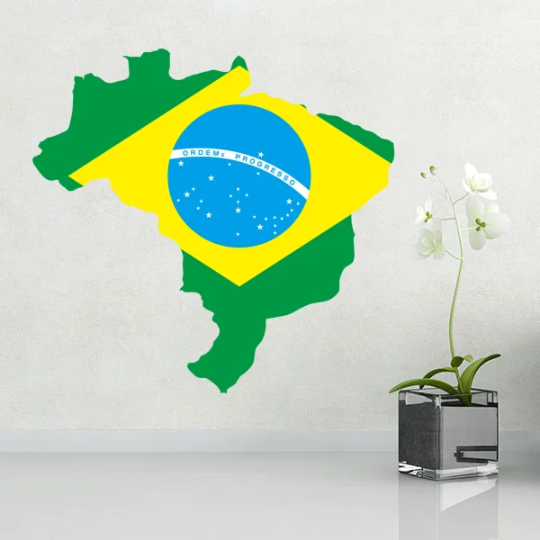 Flag Map of Brazil Brasil Wall Vinyl Sticker Custom Home Decoration Wall Sticker Wedding Decoration PVC Wallpaper Fashion Design
Flag Map of Brazil Brasil Wall Vinyl Sticker Custom Home Decoration Wall Sticker Wedding Decoration PVC Wallpaper Fashion Design