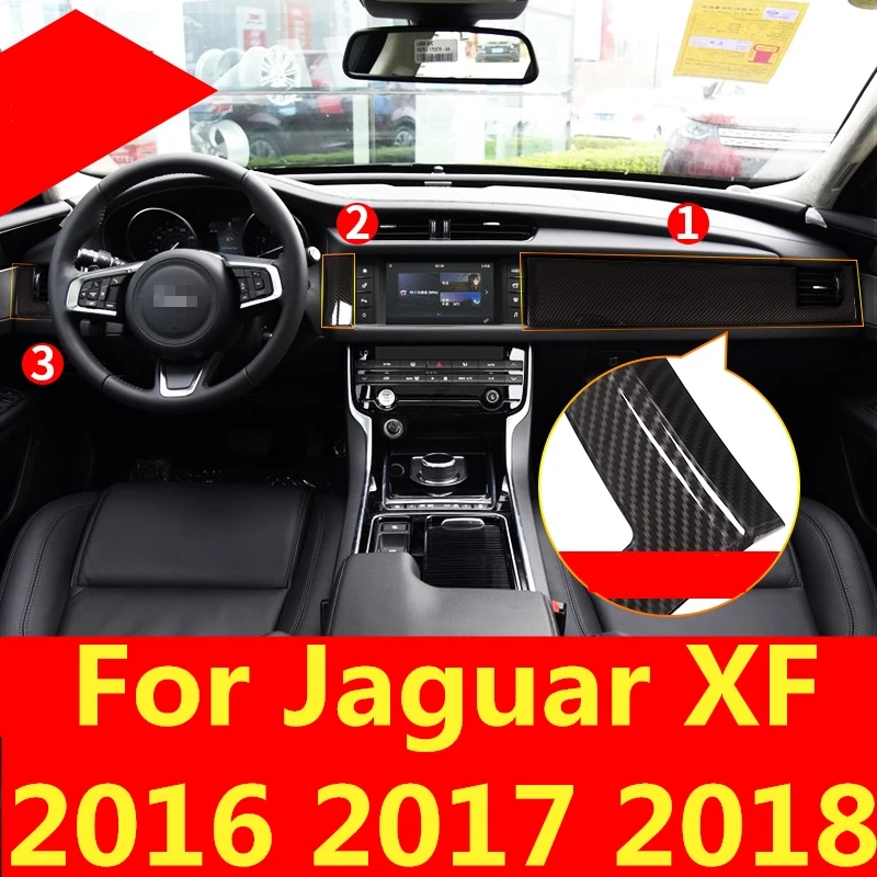 Для Jaguar XF 2016 2017 2018 внутренняя ручка панель отделка Центральная управления